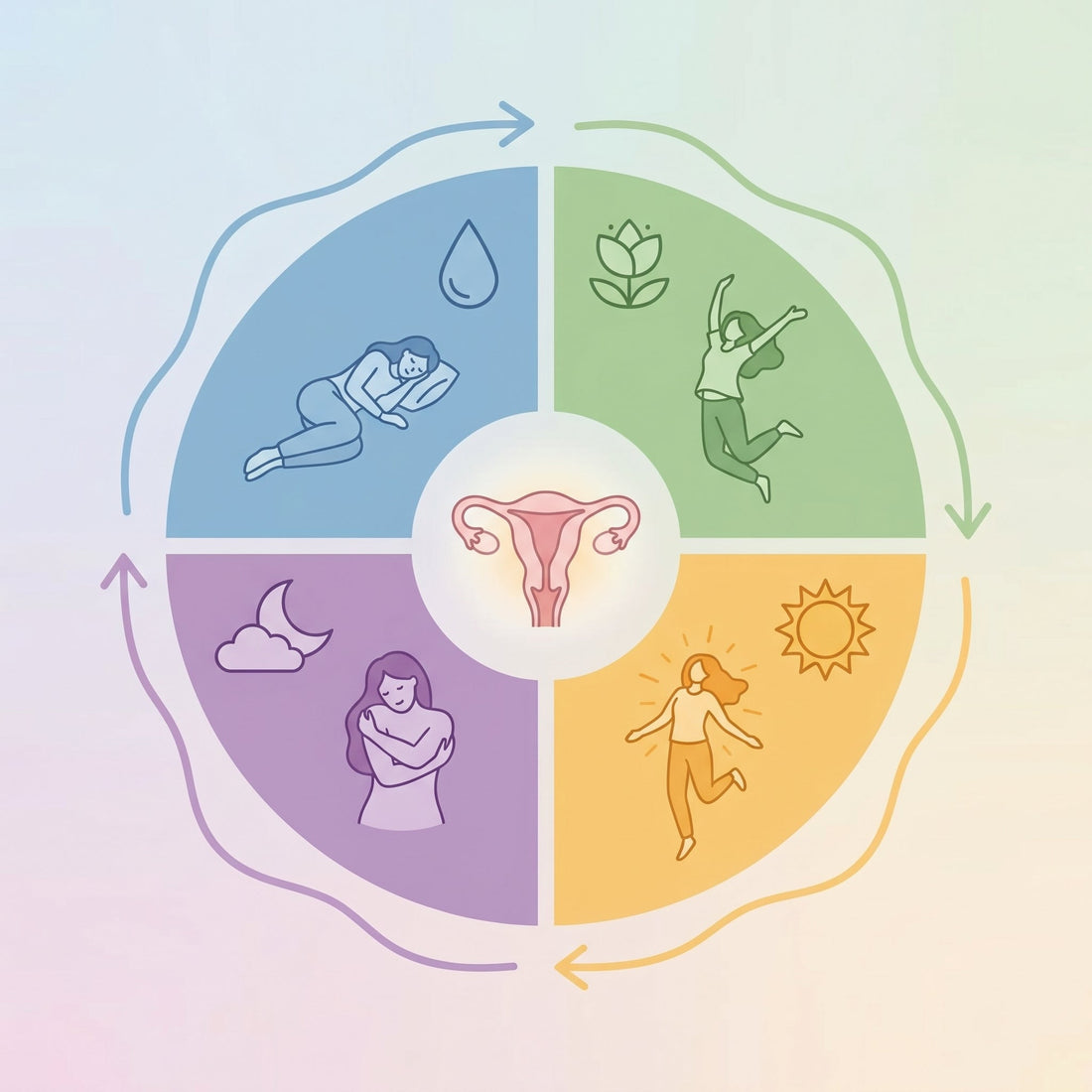 Comprendre son cycle menstruel : les 4 phases expliquées simplement