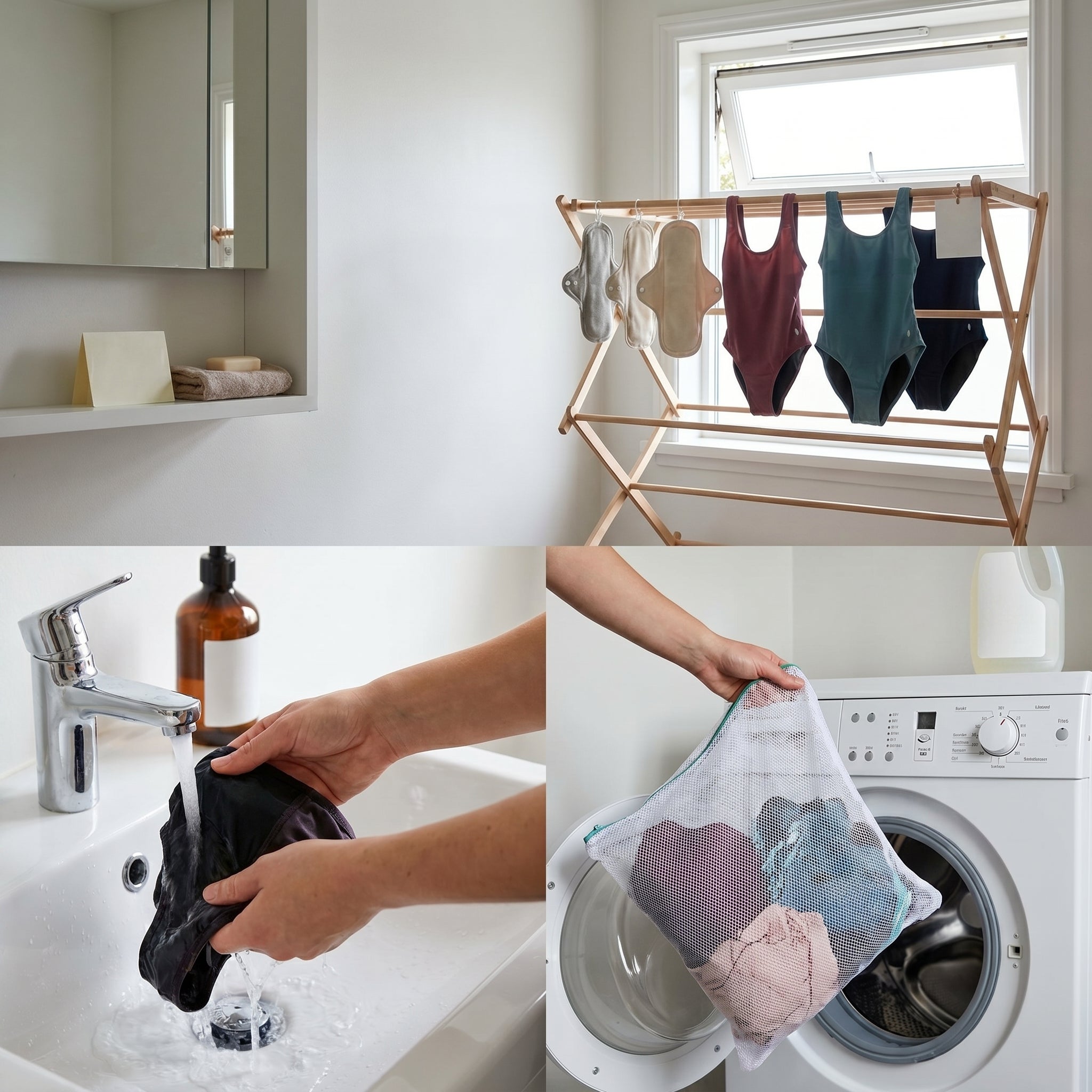 Comment laver et entretenir sa culotte ou son maillot menstruel