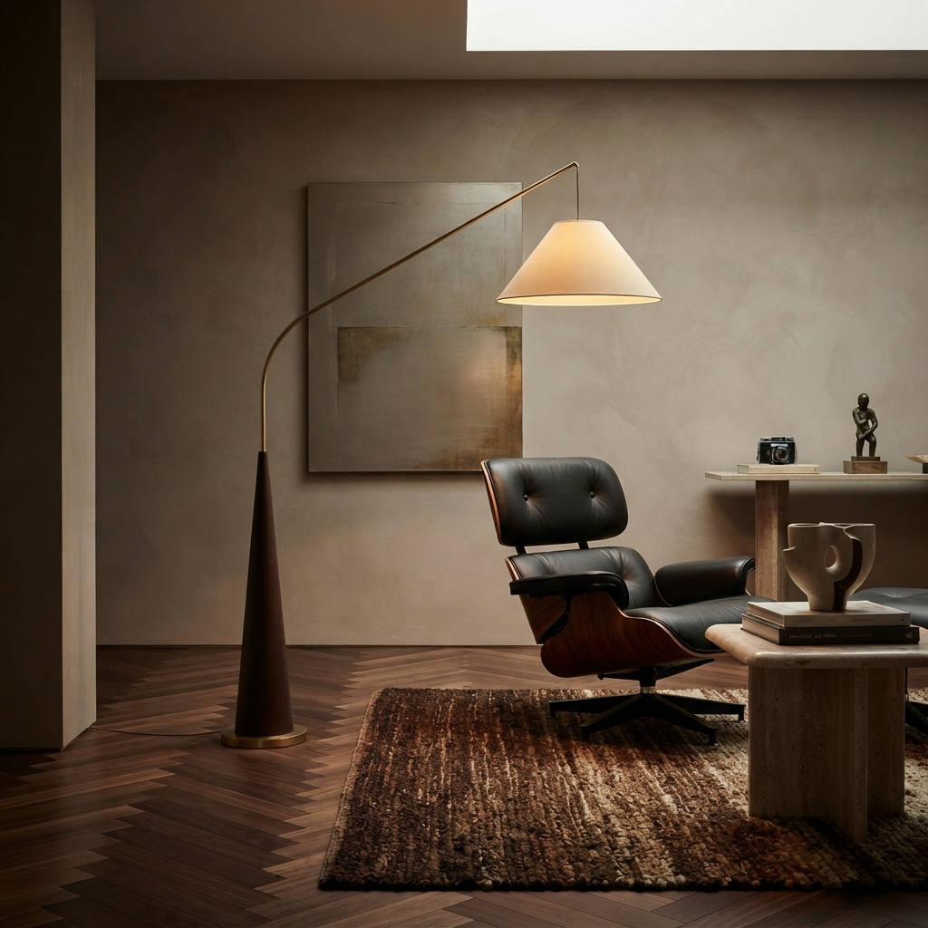 Lampe sur pied Bois Image