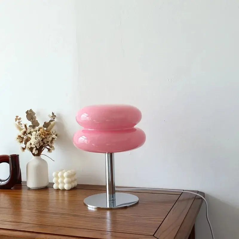 Lampe de Chevet en Verre Style Bauhaus