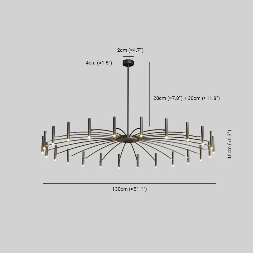 Lustre Cuisine Moderne en Métal Vanta