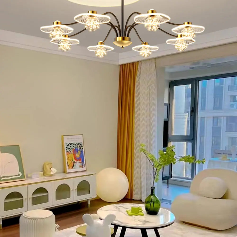 Plafonnier Moderne en Métal Luxe