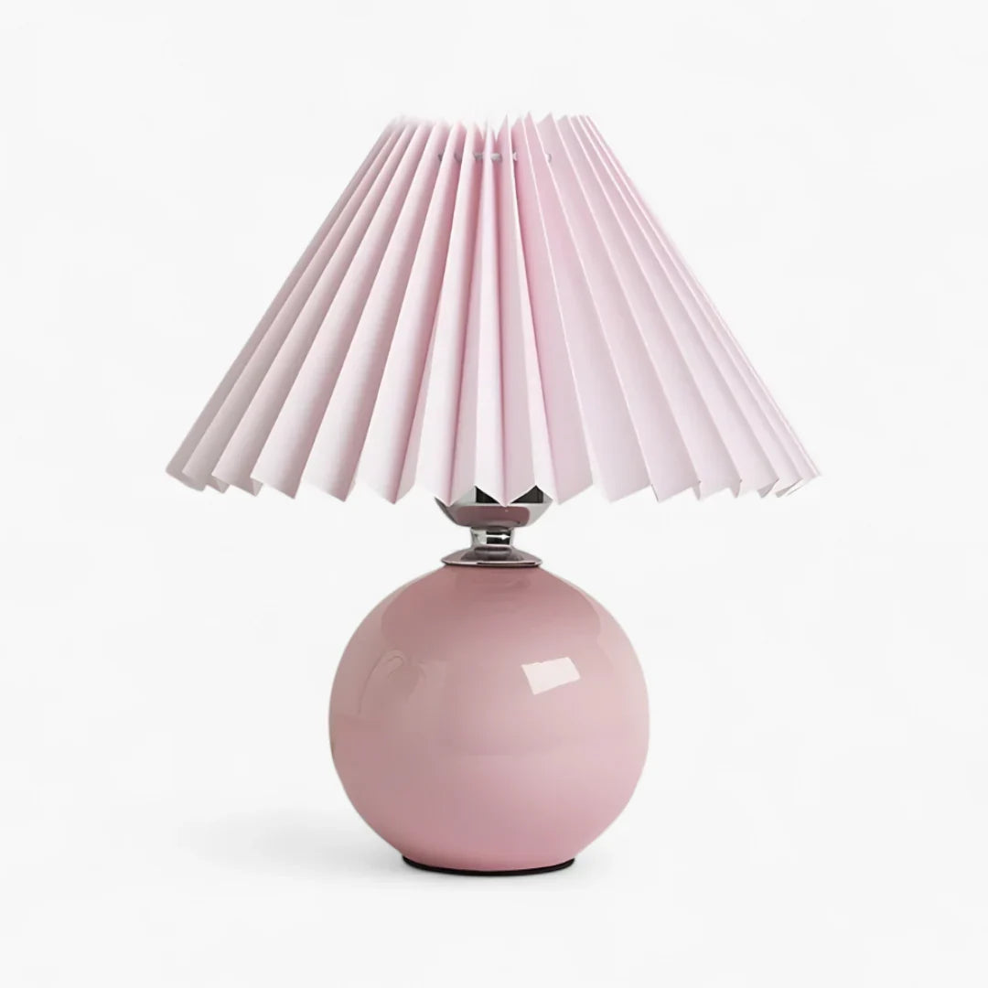 Lampe De Chevet Abat Jour Plissé