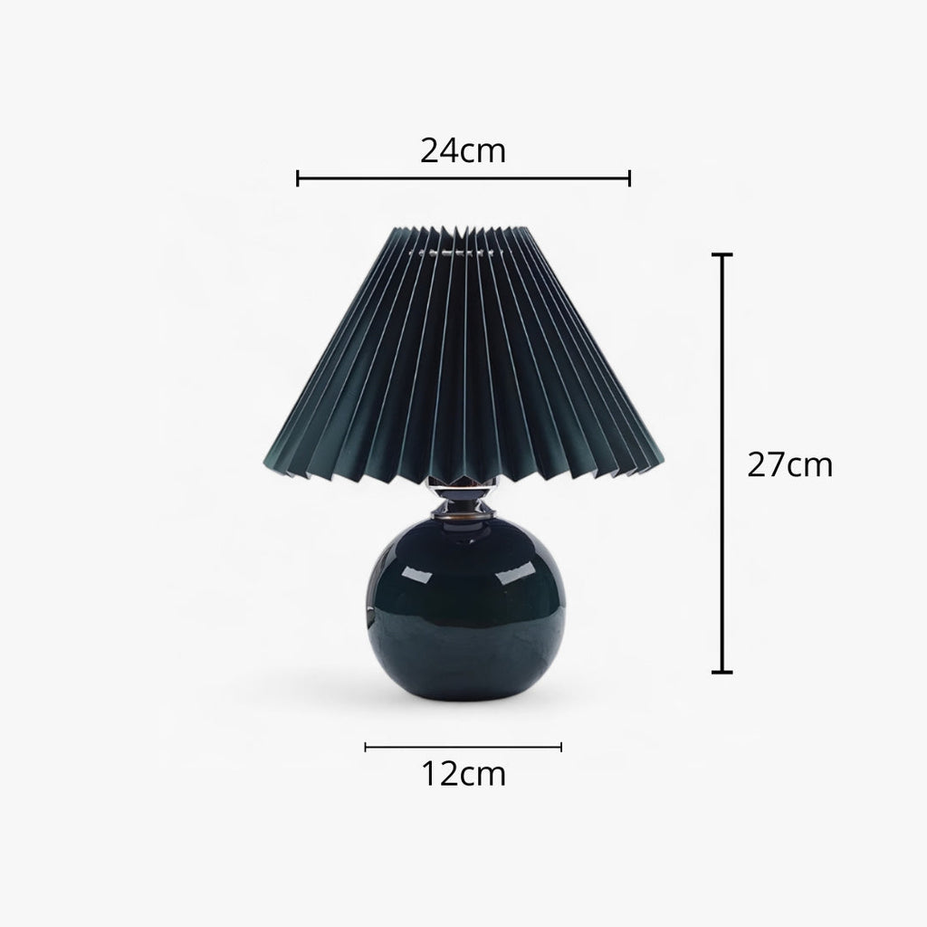 Lampe De Chevet Abat Jour Plissé