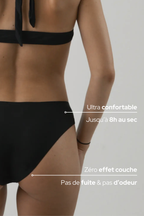 Bas de Maillot de Bain Menstruel Invisible et Sans Couture