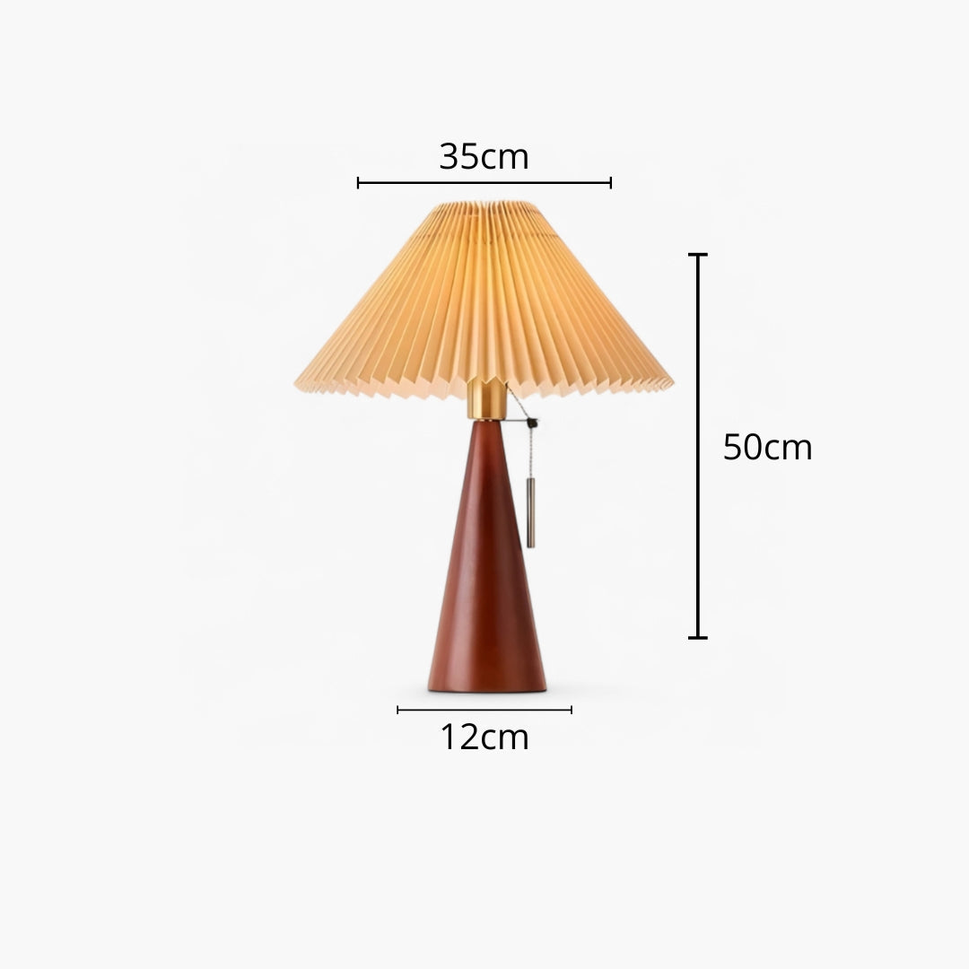 Lampe De Chevet Bois Et Blanc