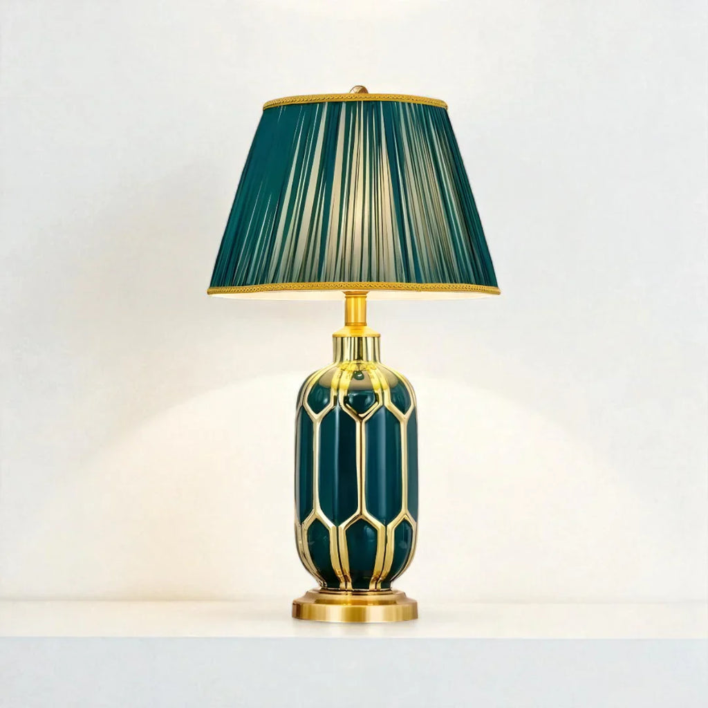 Lampe De Chevet Verte Emeraude