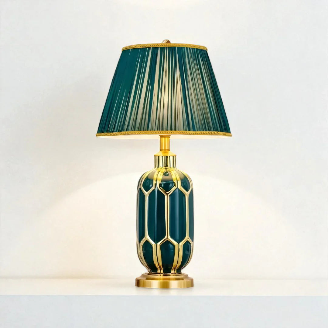 Lampe De Chevet Verte Emeraude