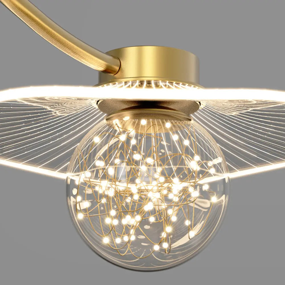 Plafonnier Moderne en Métal Luxe