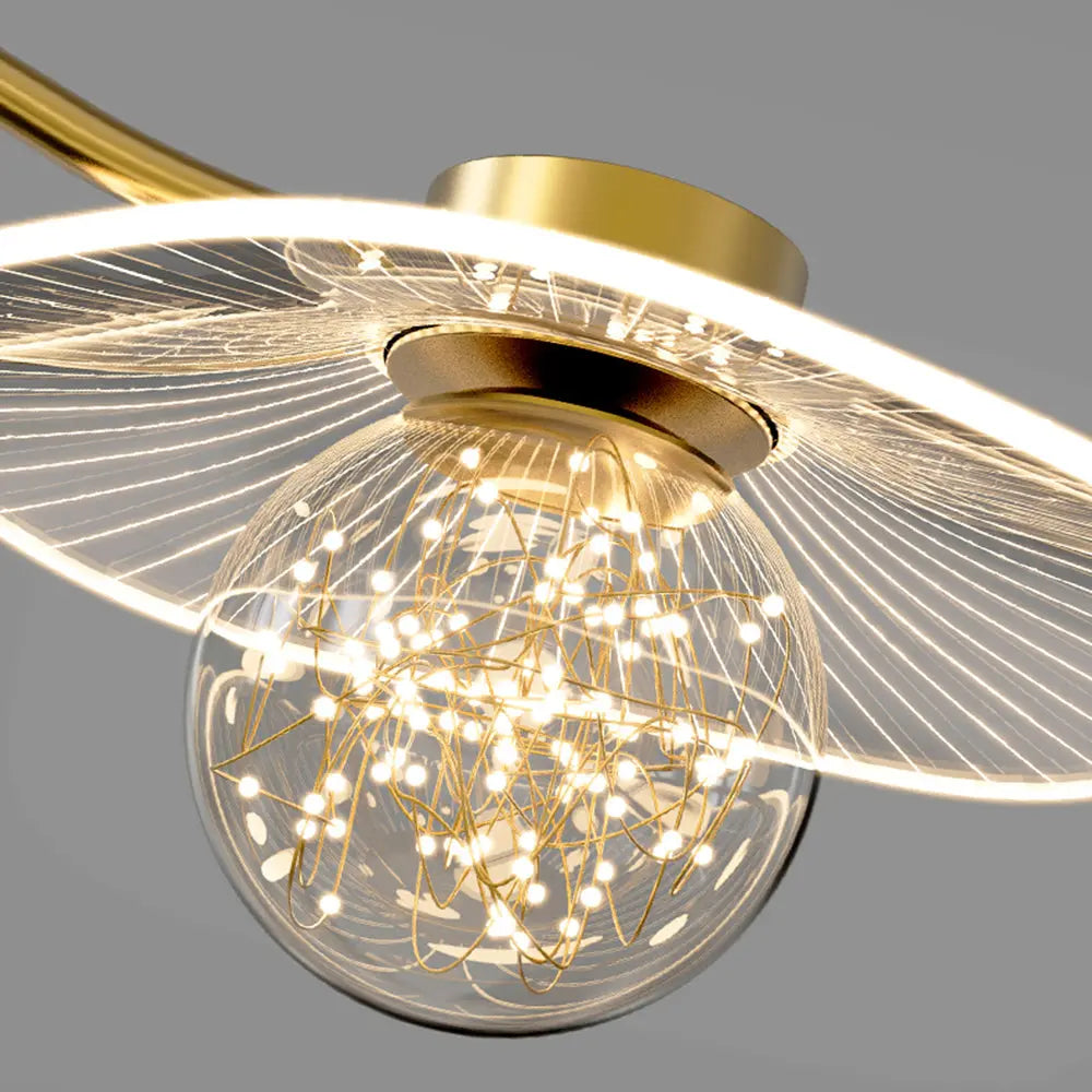 Plafonnier Moderne en Métal Luxe