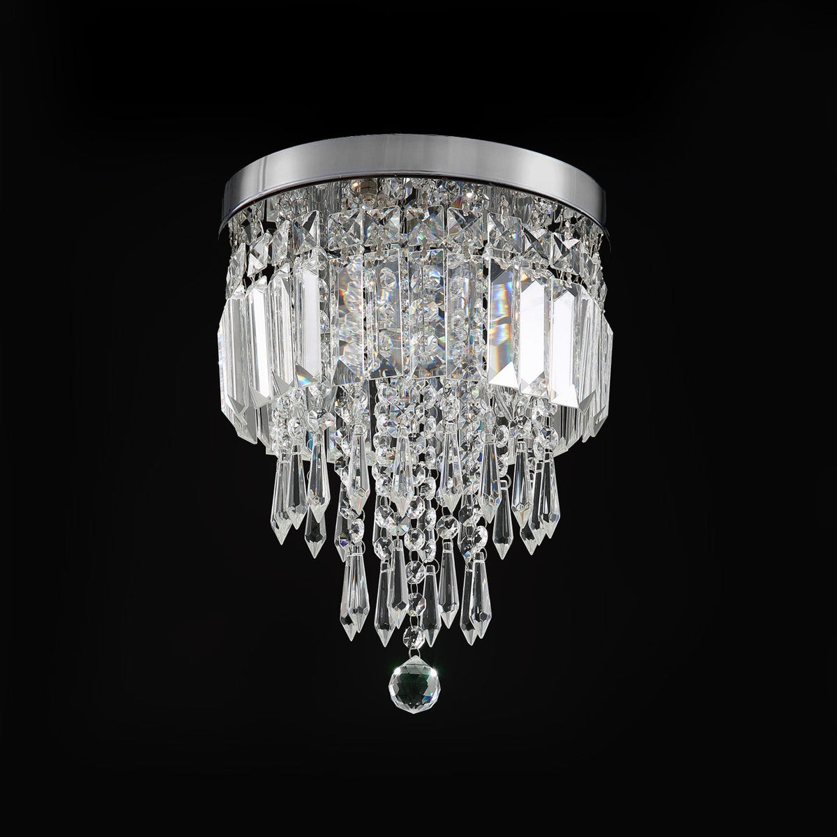 Lustre Cristal Argenté