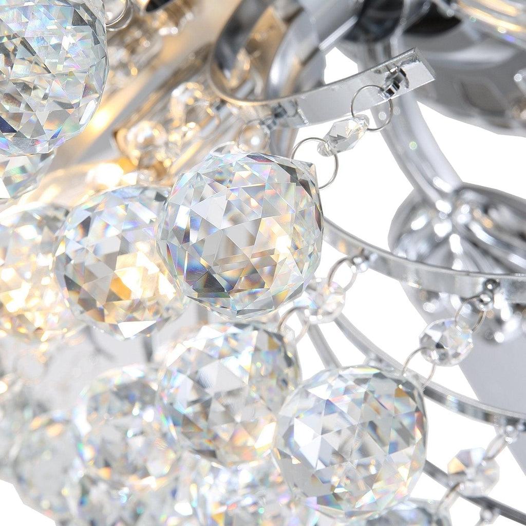 Ventilateur de Plafond Cristal Gouttes