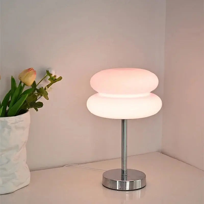 Lampe de Chevet en Verre Style Bauhaus