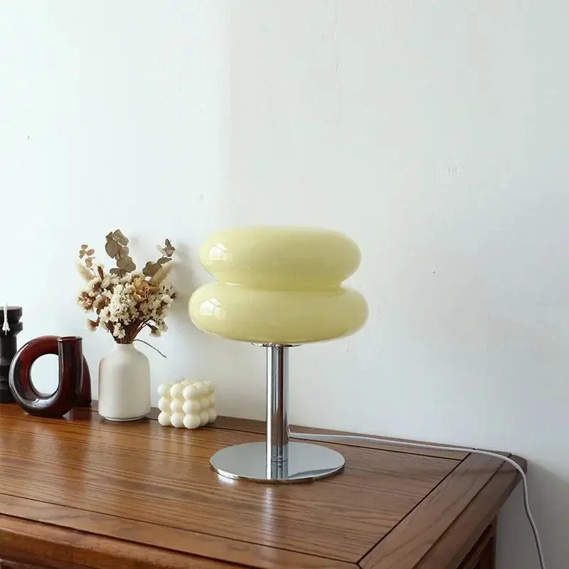 Lampe de Chevet en Verre Style Bauhaus
