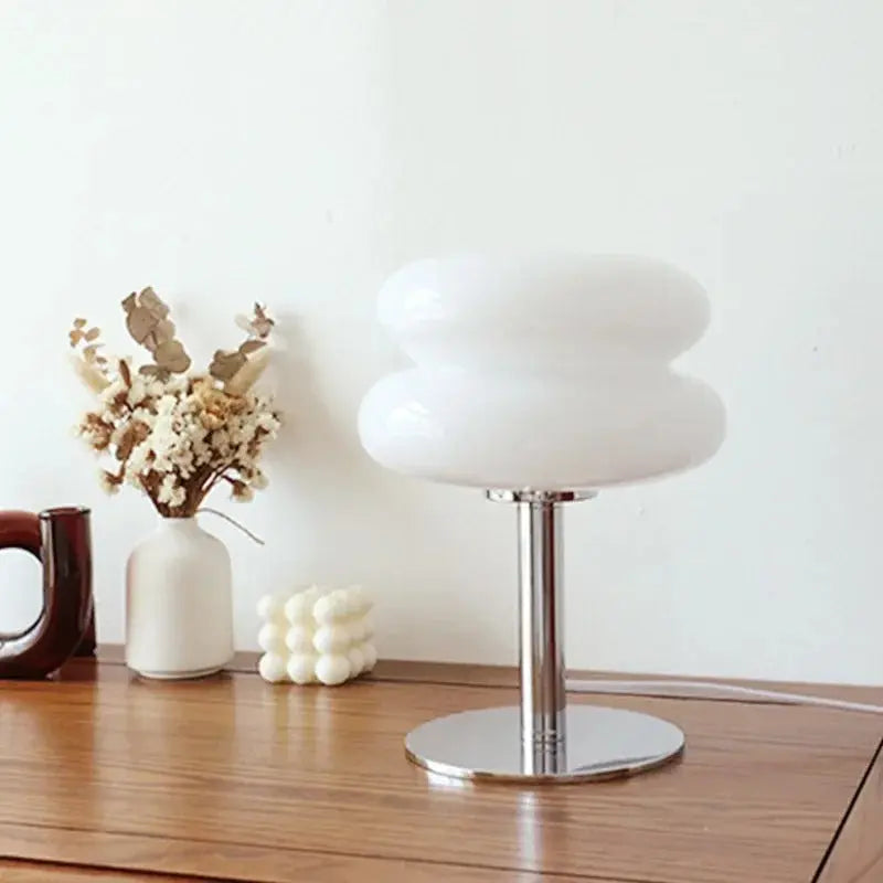 Lampe de Chevet en Verre Style Bauhaus