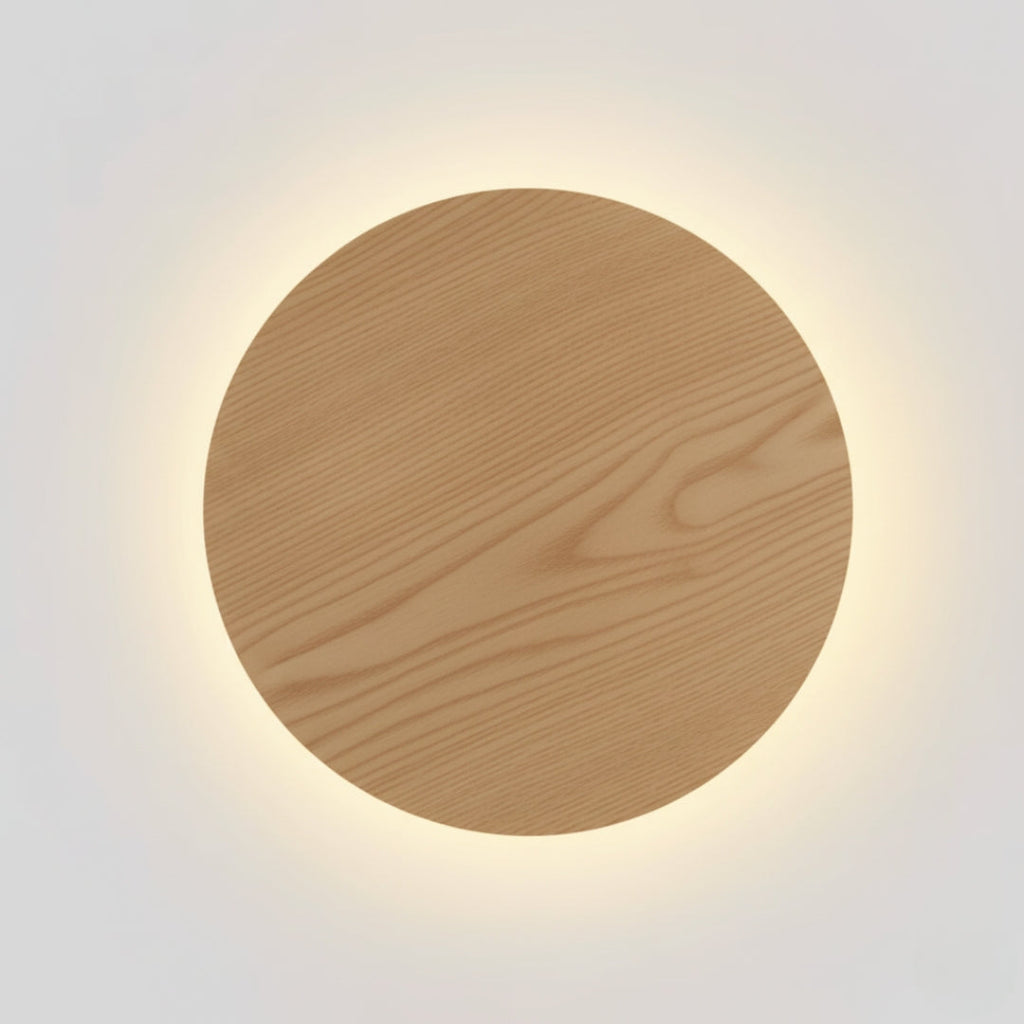 Applique Murale LED Ronde Effet Éclipse Design Moderne