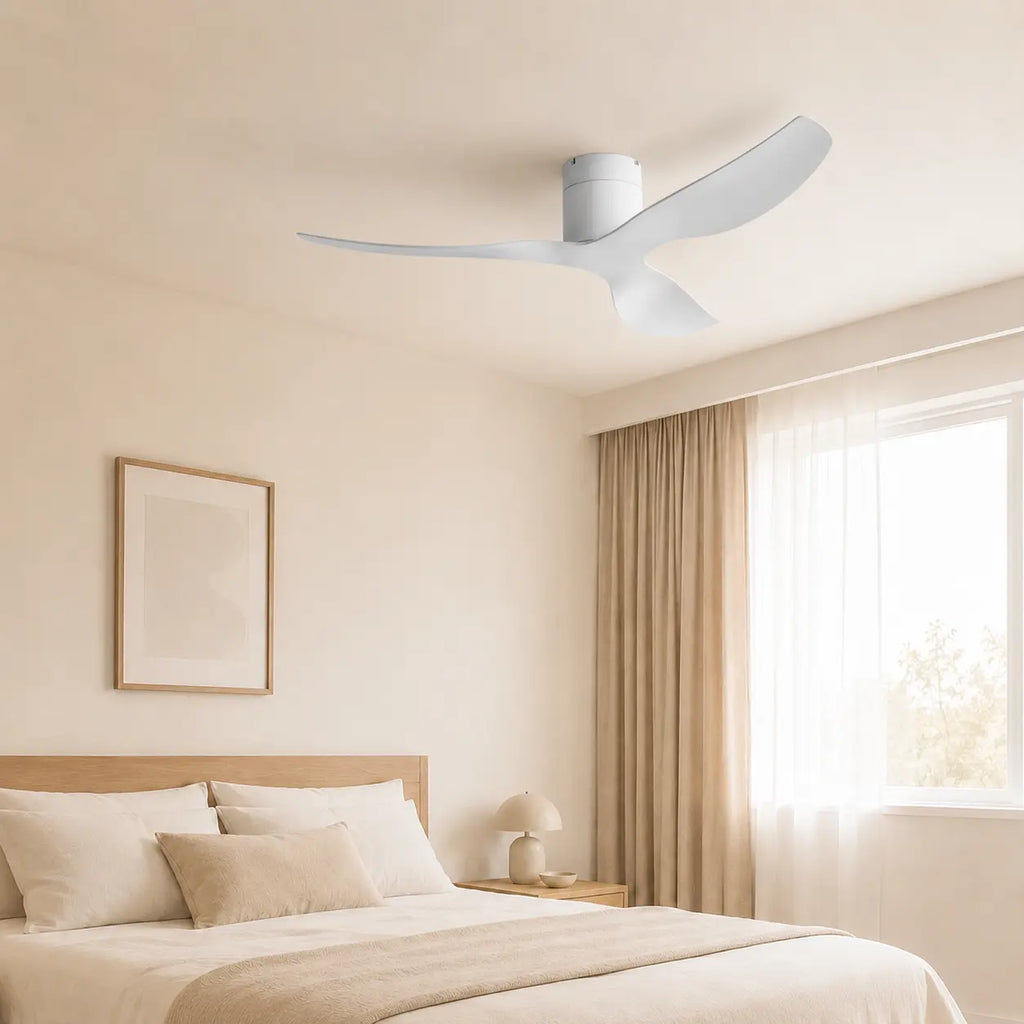 Ventilateur de Plafond Silencieux Blanc Moderne
