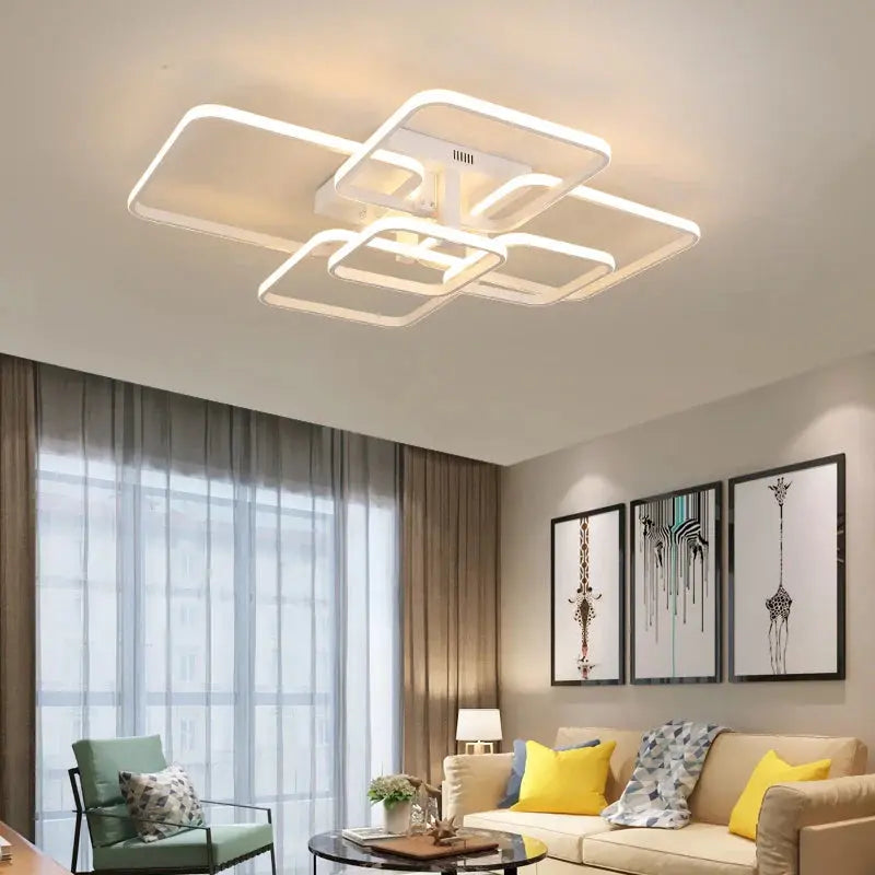 Plafonnier LED Carré avec Télécommande