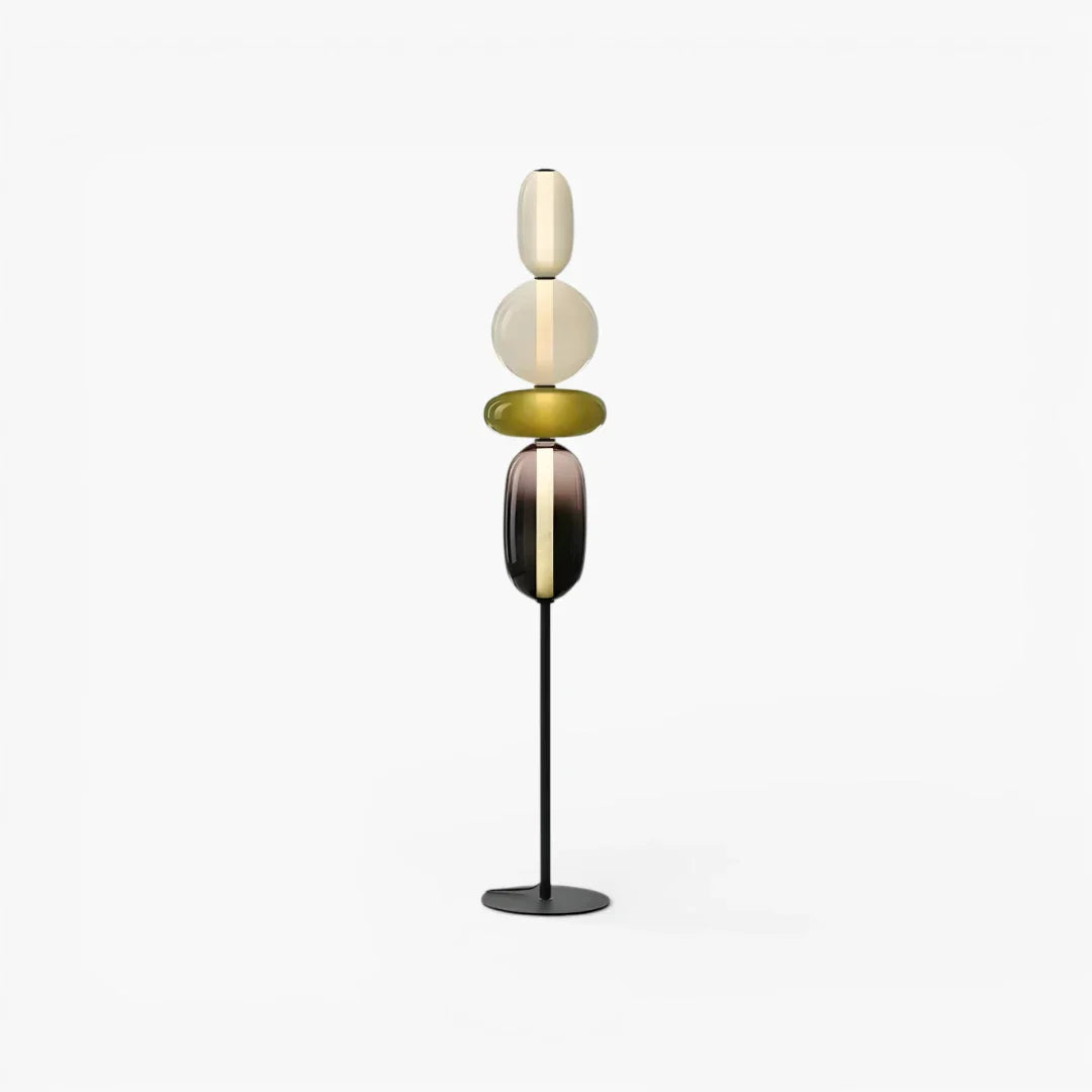Lampe Sur Pied En Verre