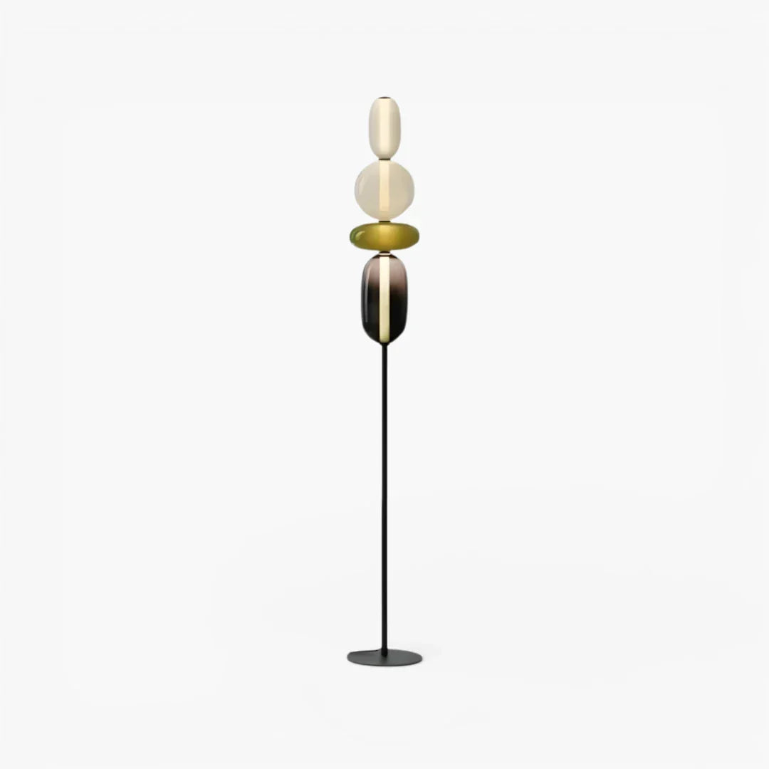Lampe Sur Pied En Verre