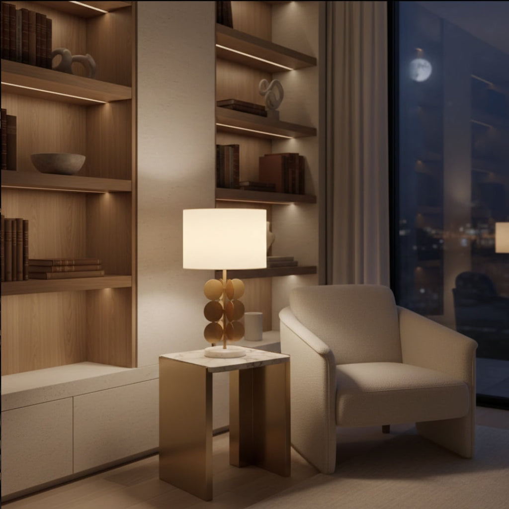 Lampe De Chevet Moderne En Verre