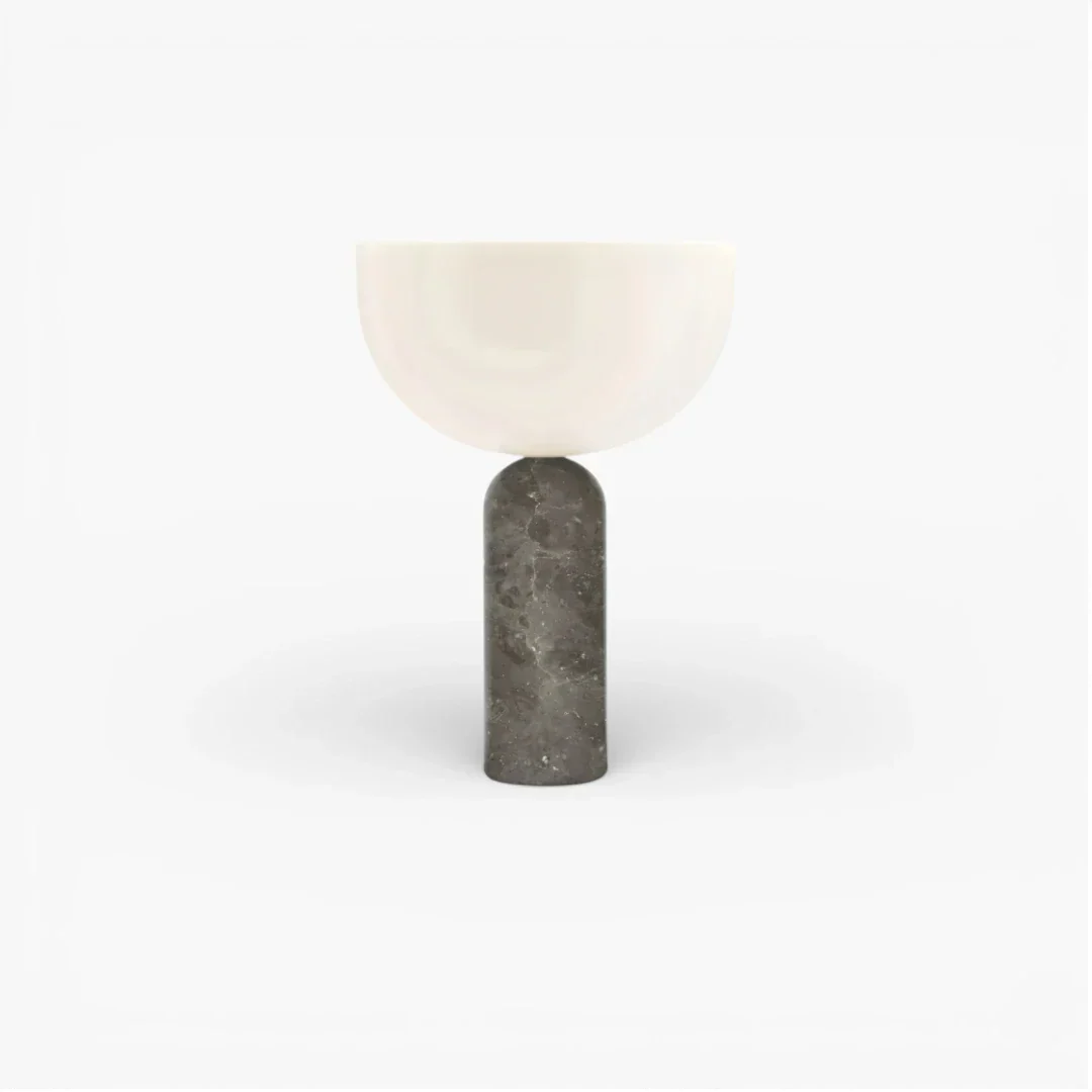 Lampe De Chevet En Marbre Blanc