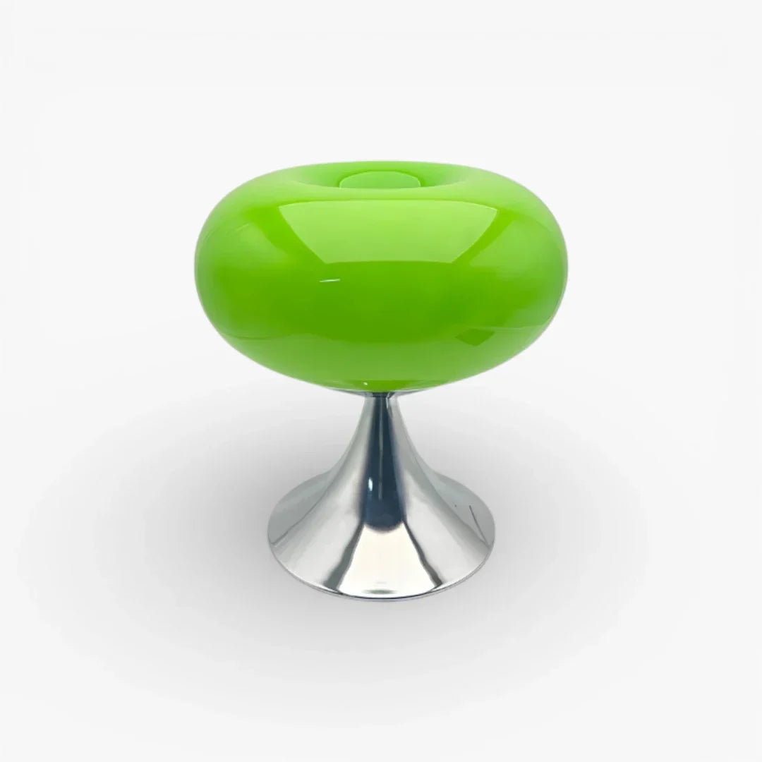 Lampe De Chevet En Verre Coloré