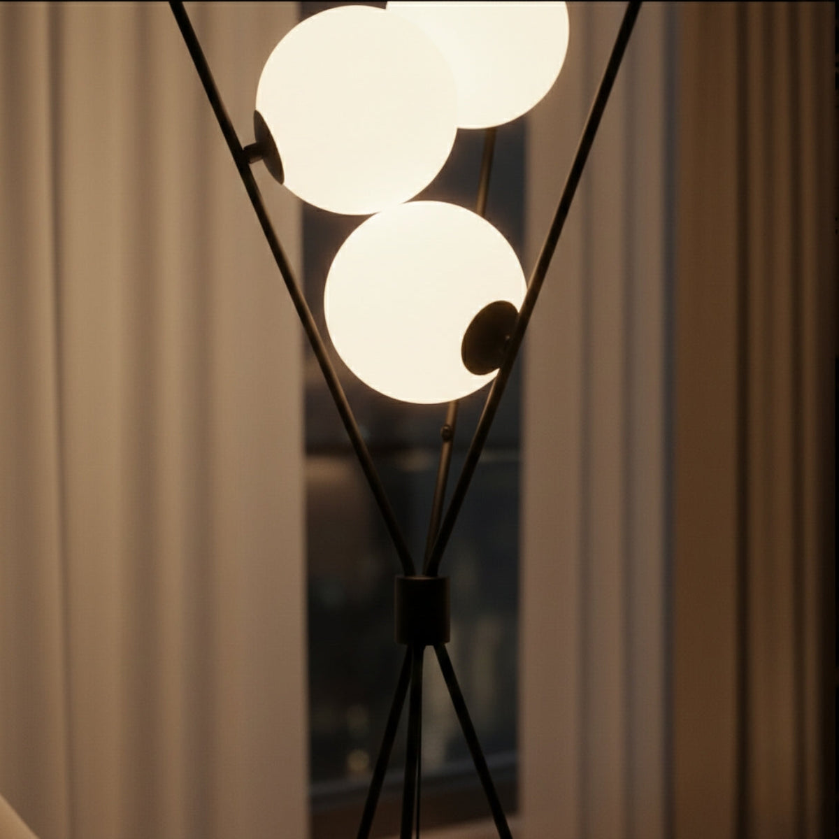 Lampe Sur Pied 3 Globes