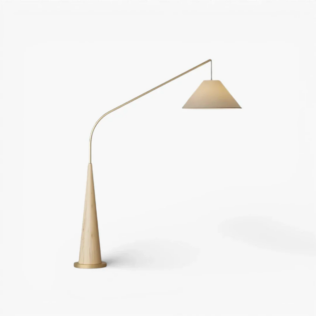 Lampe Sur Pied Abat Jour Bois