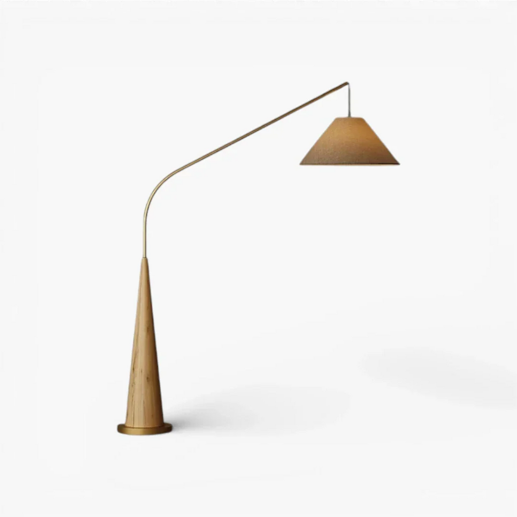 Lampe Sur Pied Abat Jour Bois