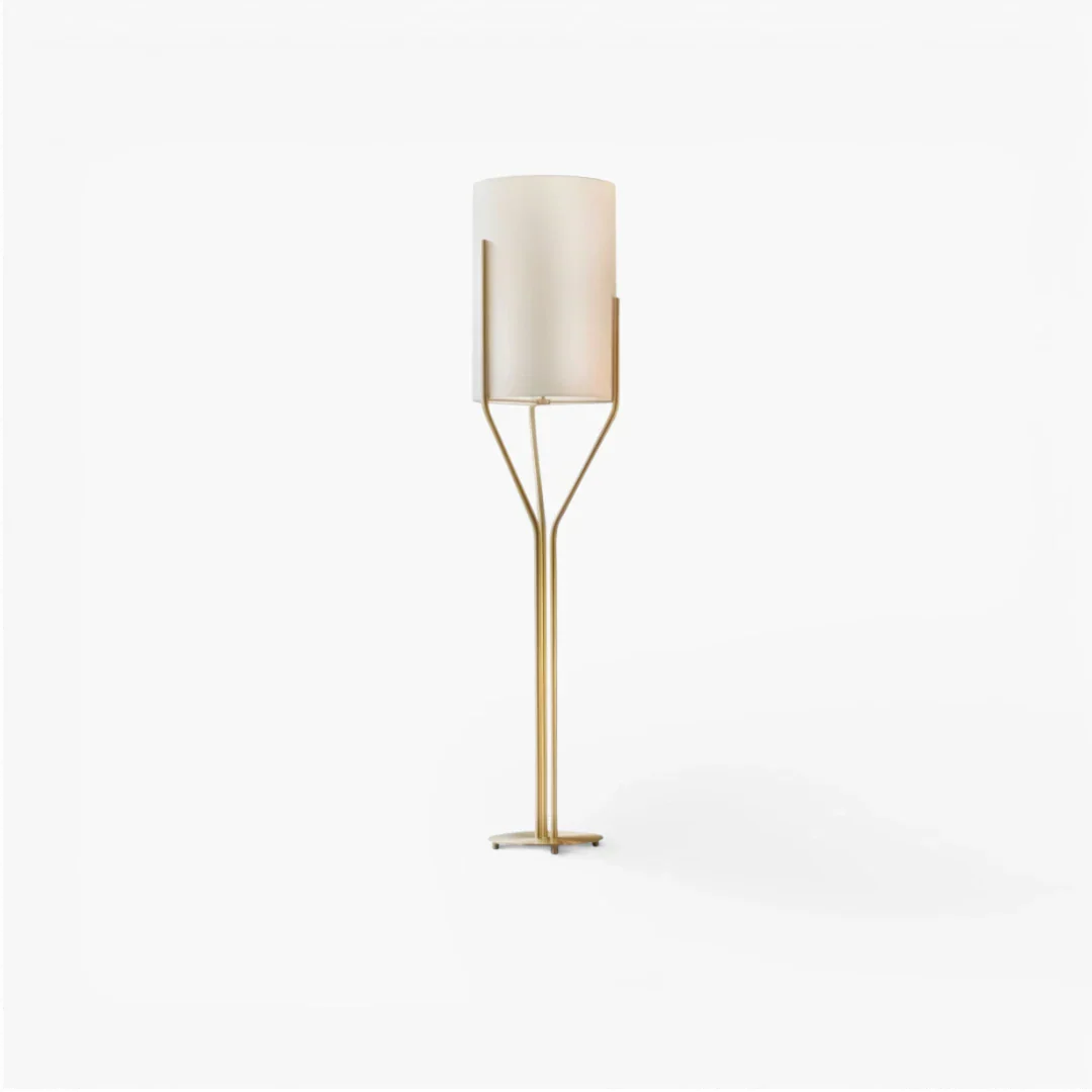 Lampe Sur Pied Abat Jour Cylindrique