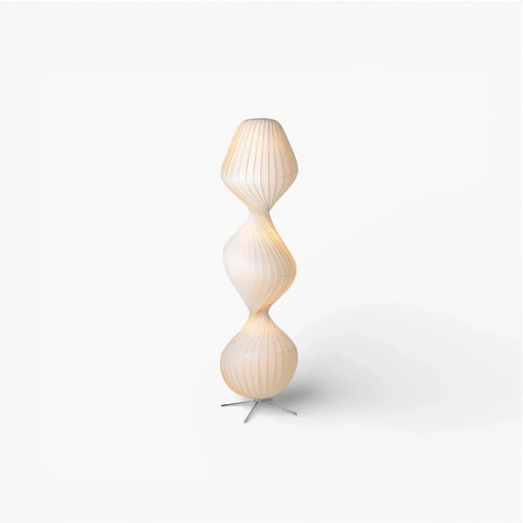 Lampe Sur Pied Design En Tissu