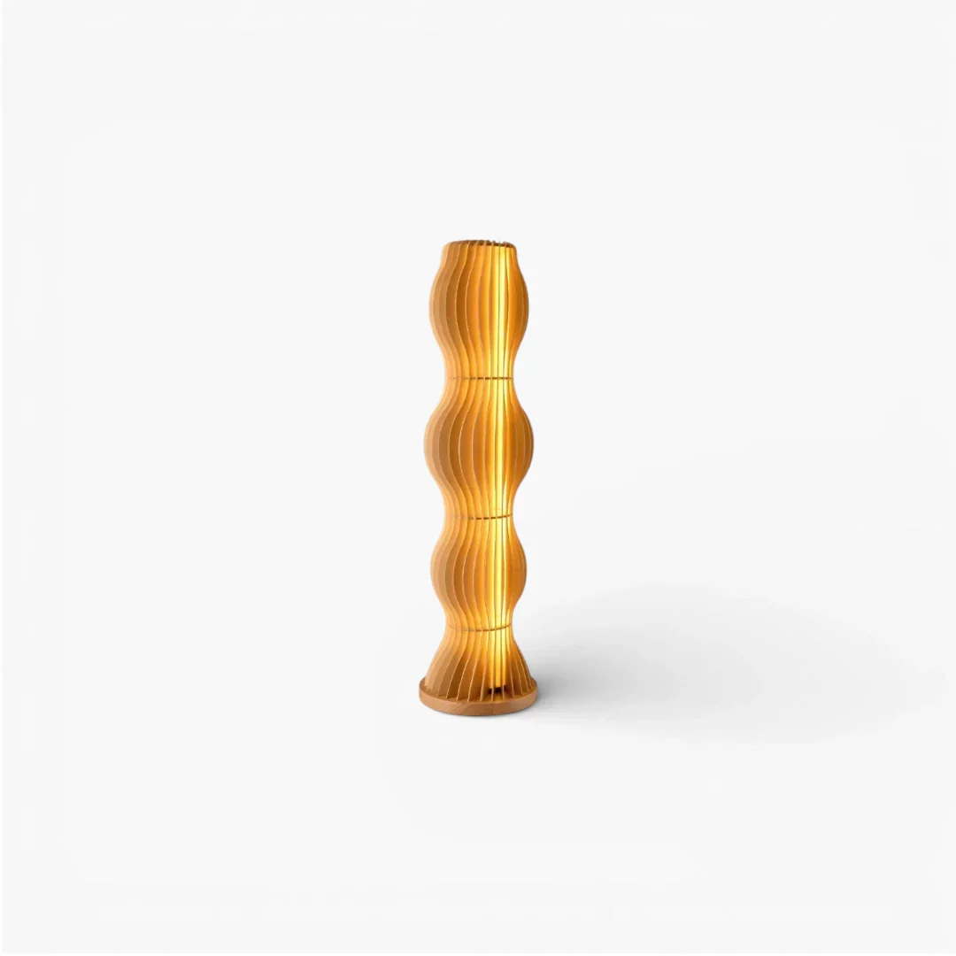Lampe Sur Pied Bois Vintage