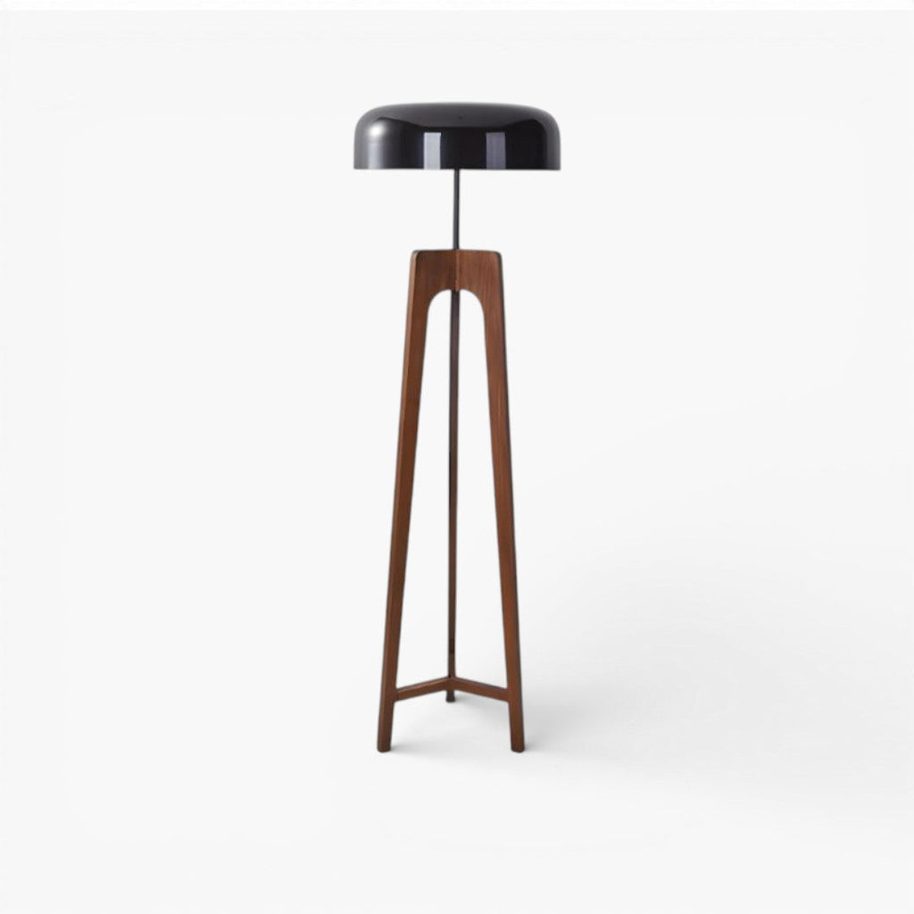Lampe Sur Pied En Bois Classique