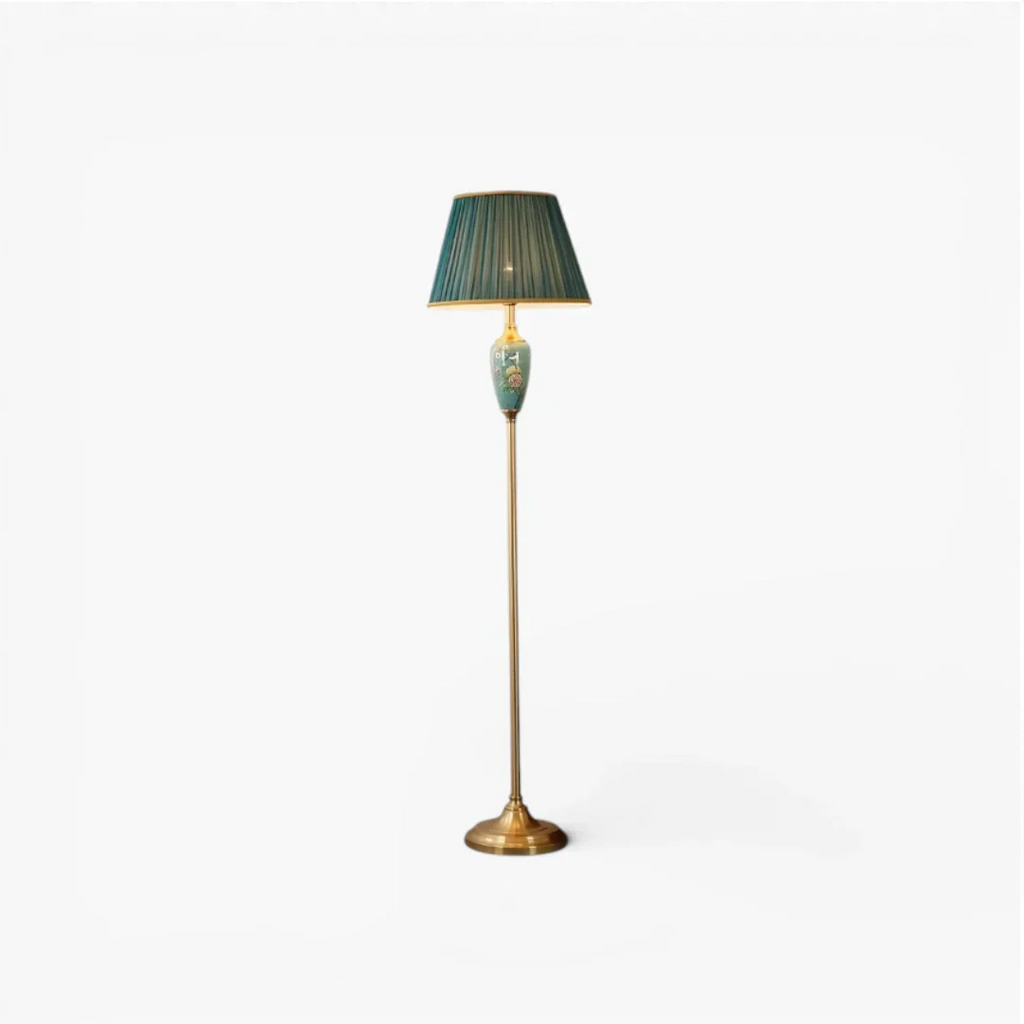 Lampe Sur Pied Motif Vintage