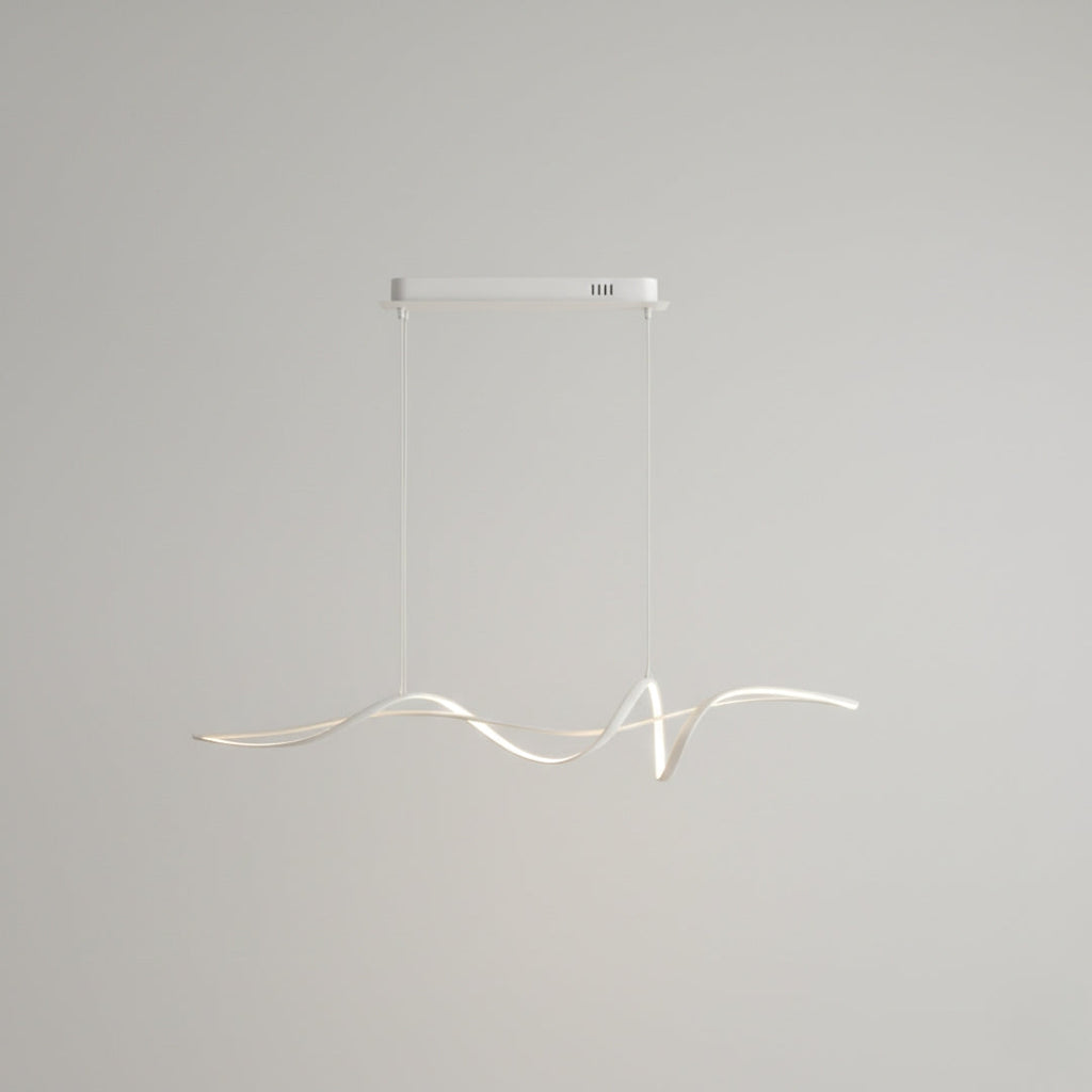 Lustre LED Design en Aluminium – Salle à Manger