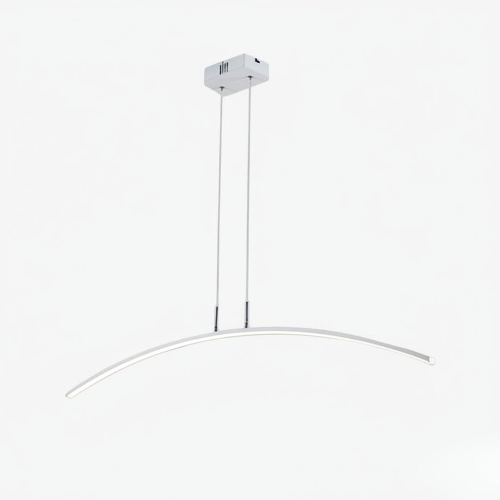 Lustre LED design moderne en arc de cercle – Élégance lumineuse