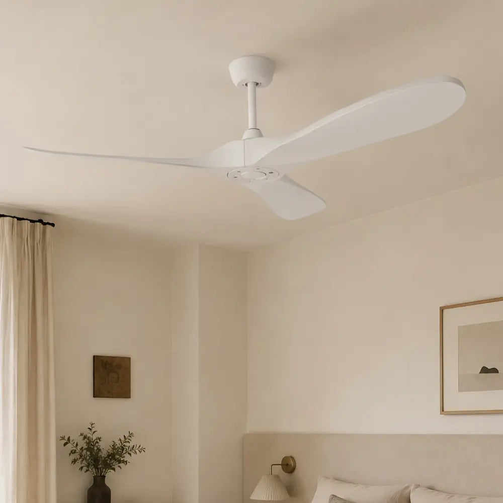 Ventilateur de Plafond Silencieux Vintage Blanc