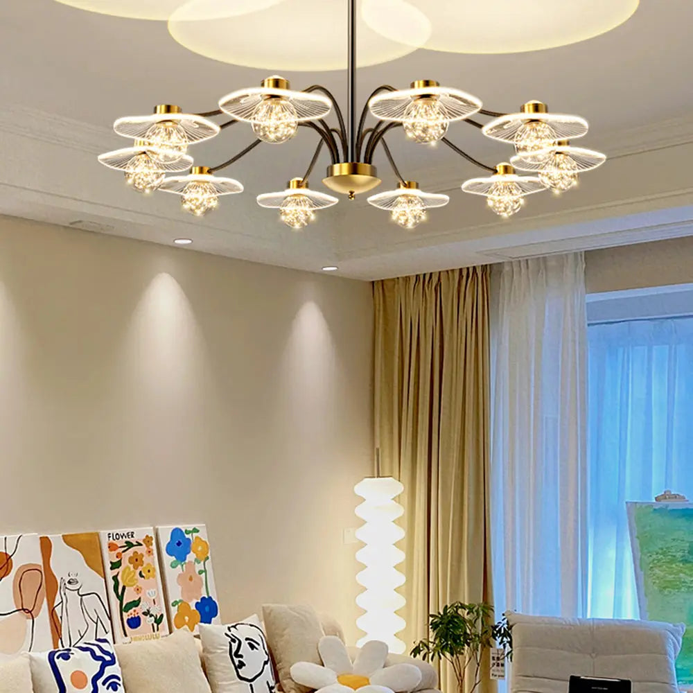 Plafonnier Moderne en Métal Luxe