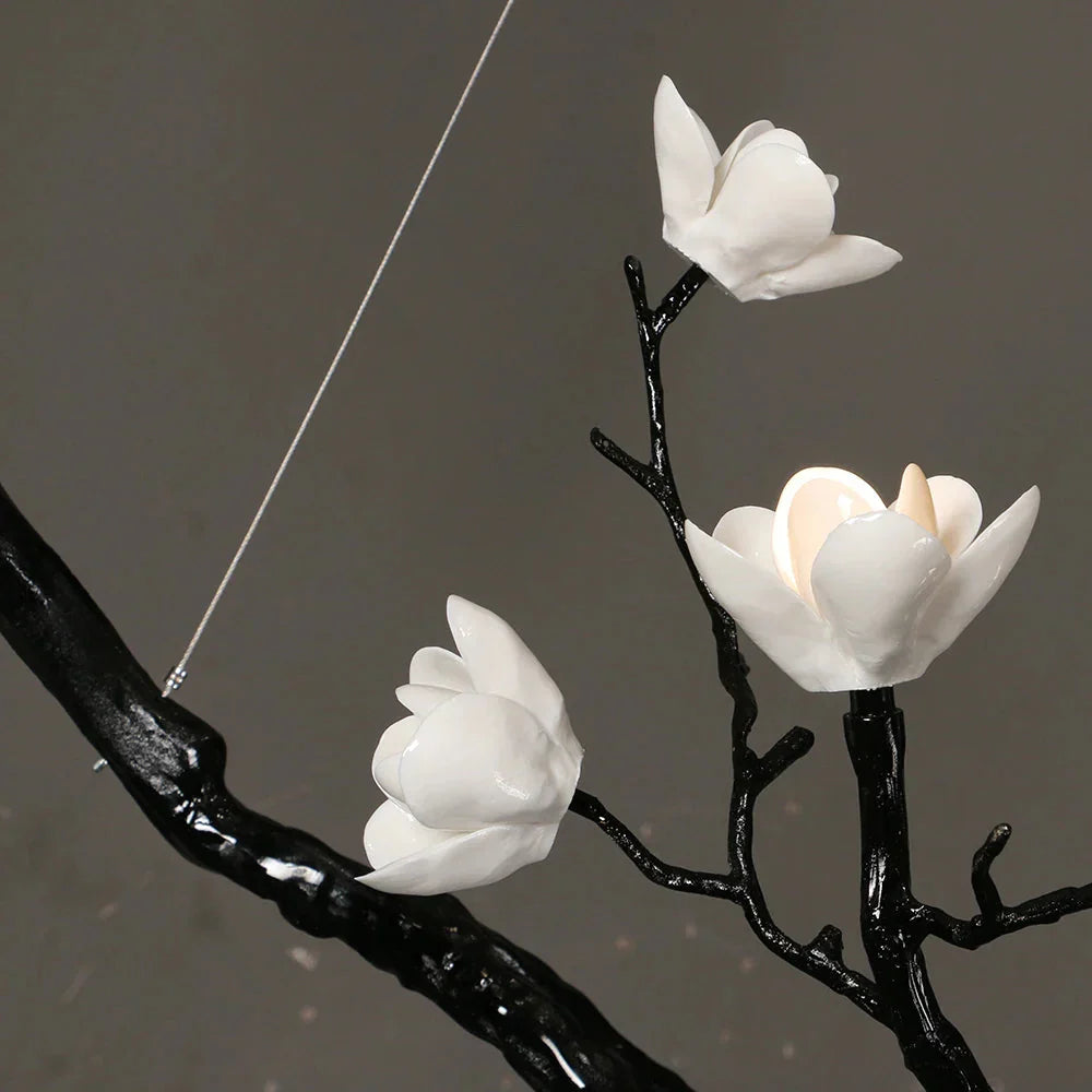 Lustre Branches en Cuivre Rustique