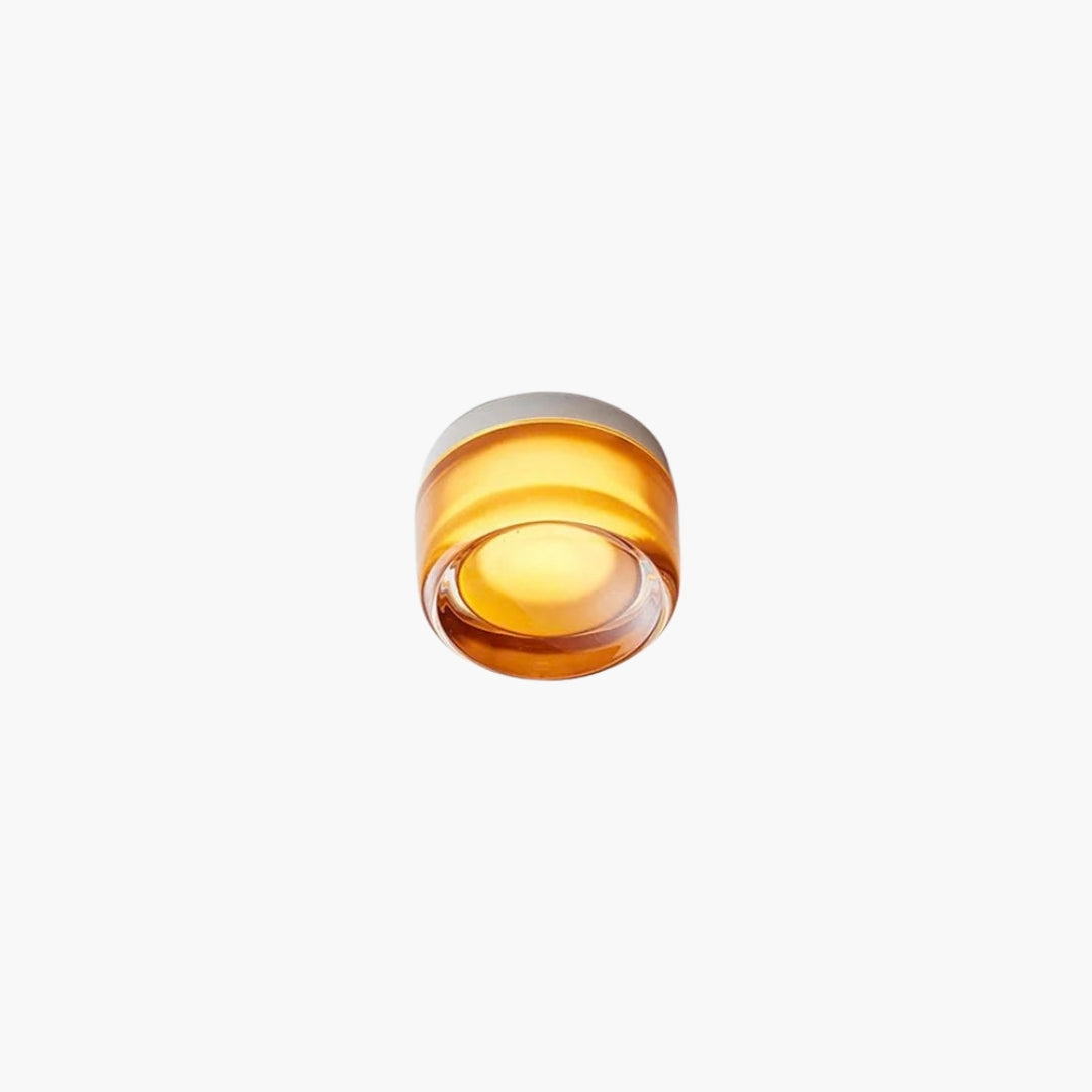 Plafonnier LED Minimaliste en Verre Nordique