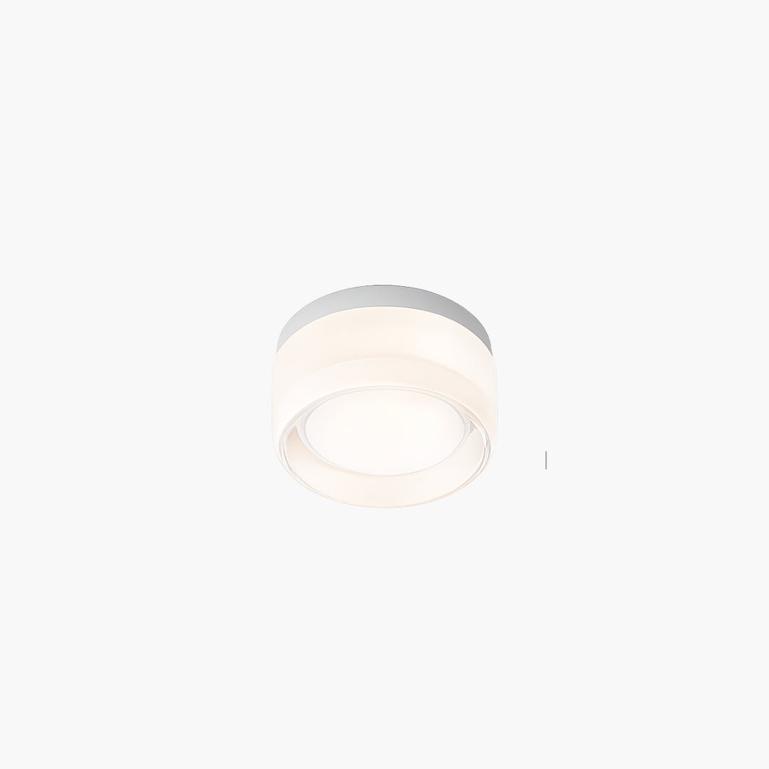 Plafonnier LED Minimaliste en Verre Nordique