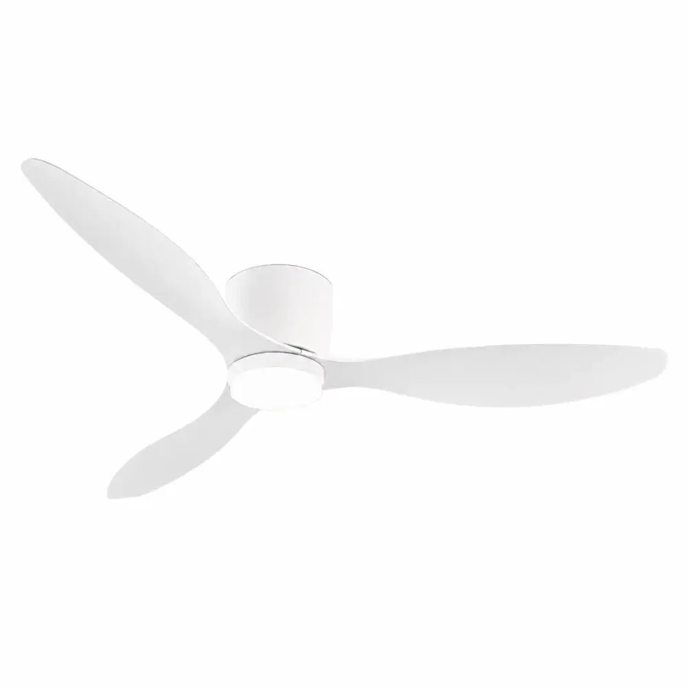 Ventilateur de Plafond Silencieux Blanc Moderne LED