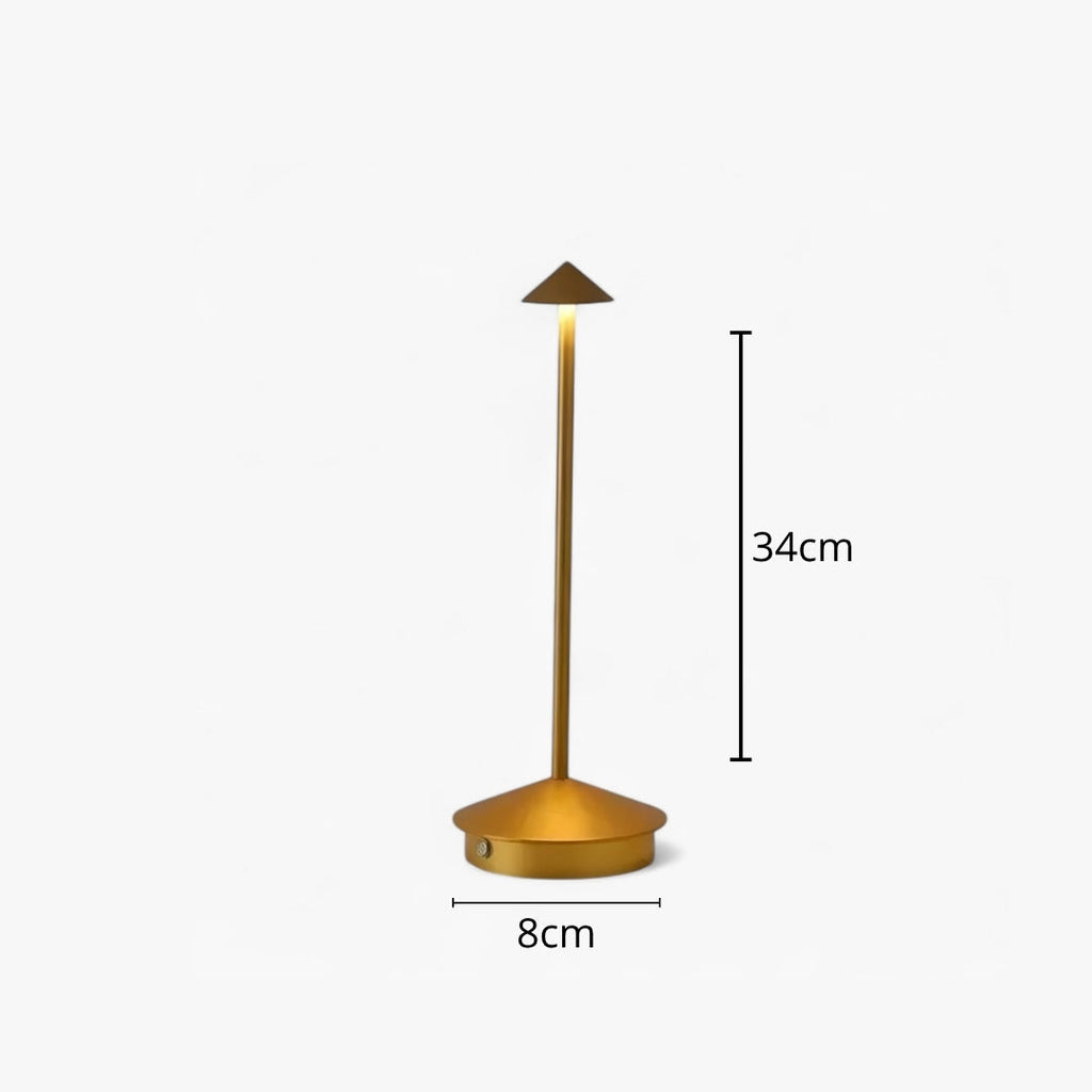 Lampe De Chevet LED Tactile Rechargeable Métal – Classica