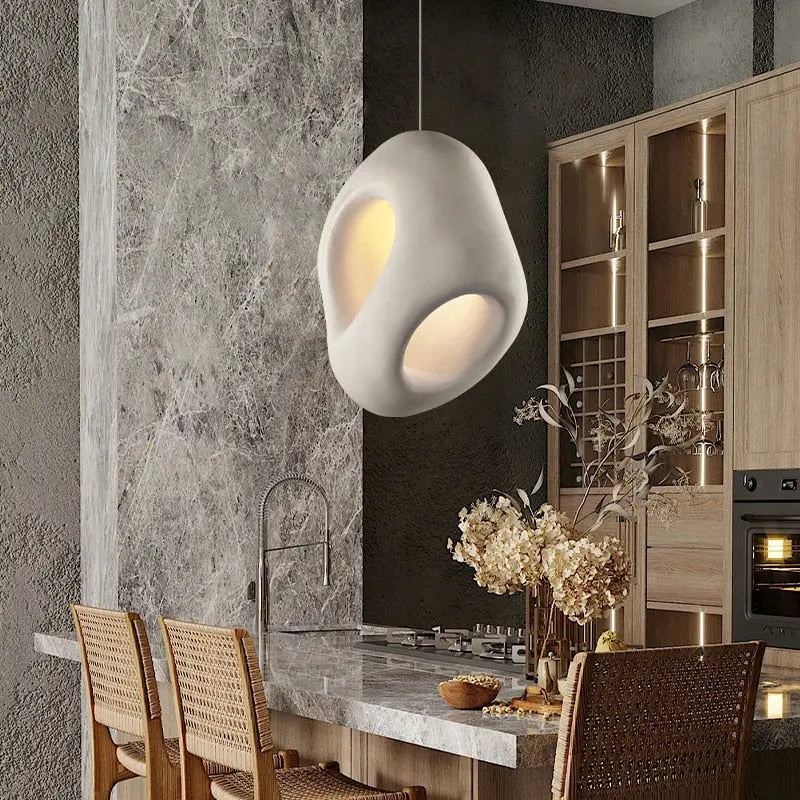 Lampe Suspendue Japonaise en Résine