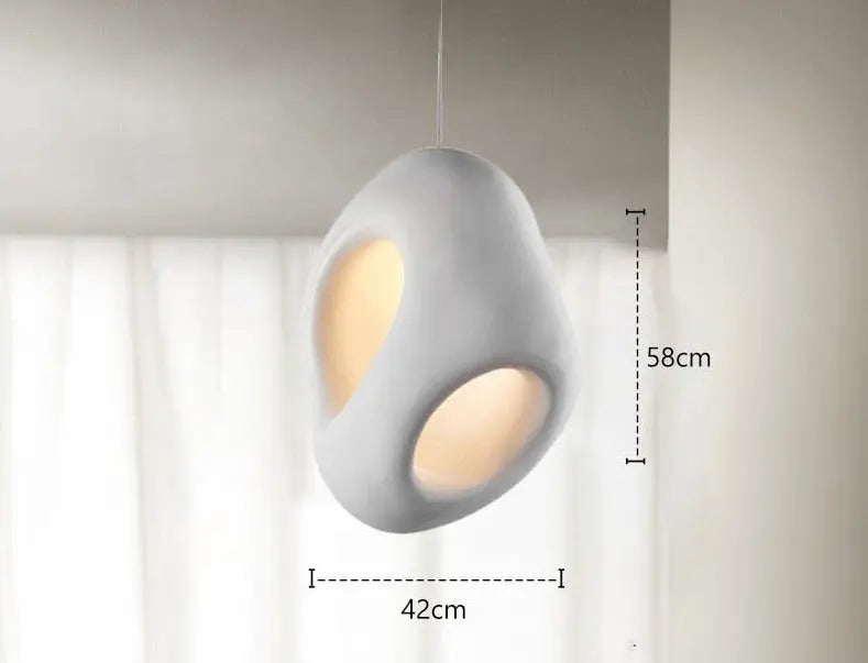 Lampe Suspendue Japonaise en Résine