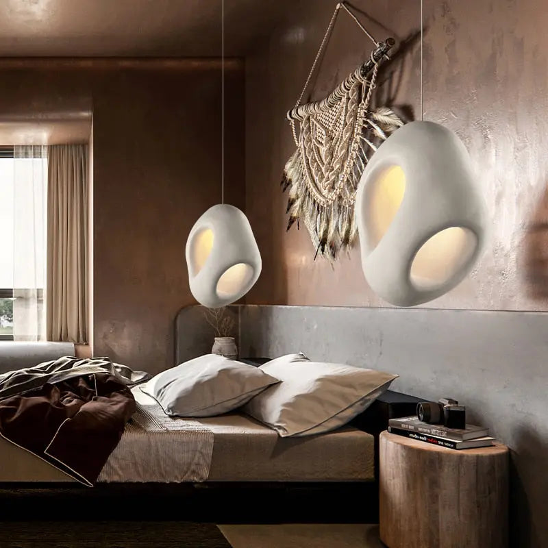 Lampe Suspendue Japonaise en Résine
