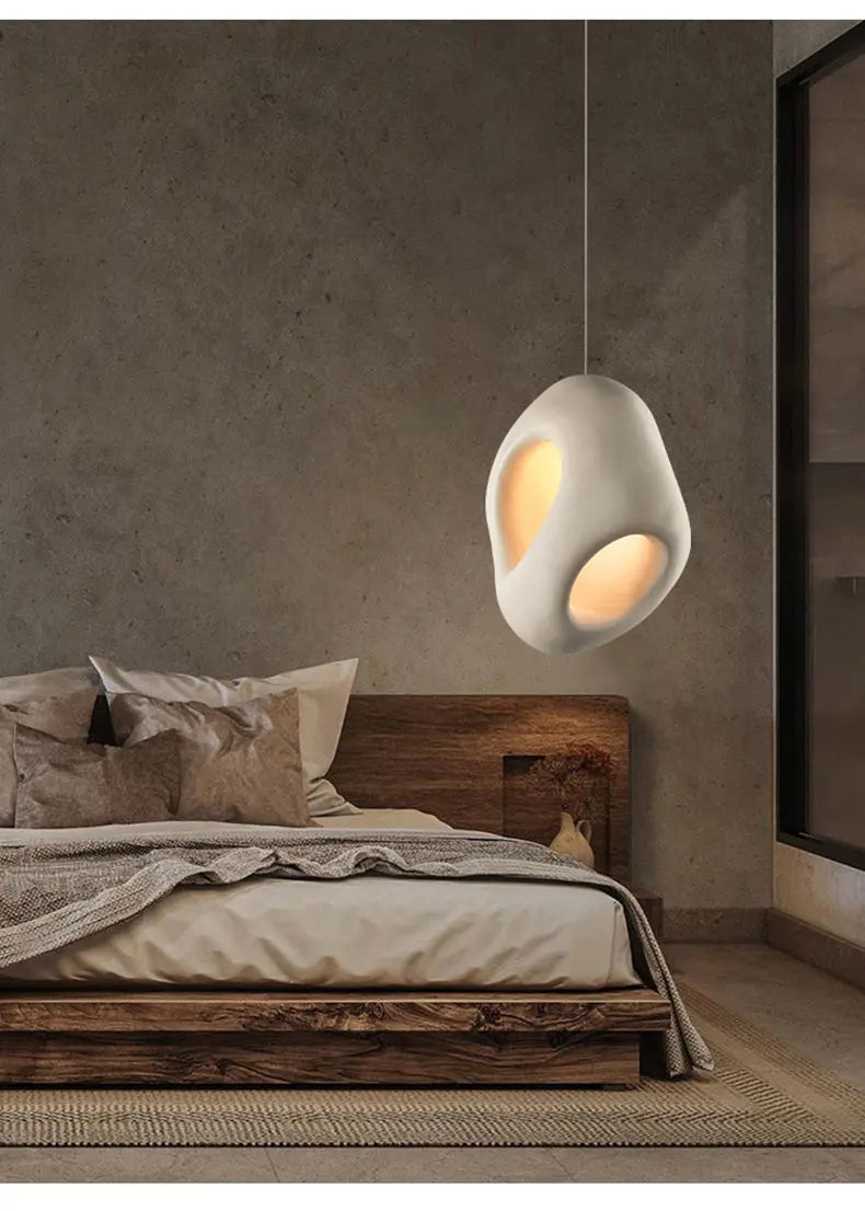 Lampe Suspendue Japonaise en Résine