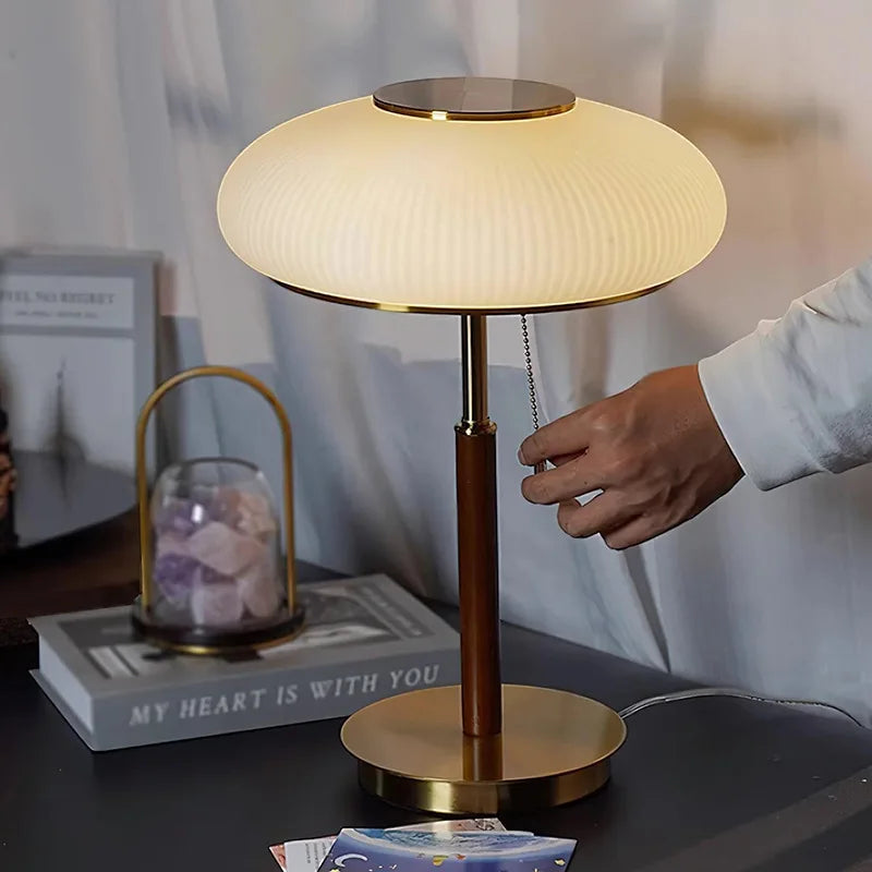 Lampe De Chevet Verre Dépoli