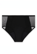 Culotte menstruelle à inserts en tulle transparent Evalaya – vue 4